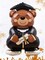 Graduation Party Balloon – Large Graduation Bear Foil Mylar Balloon for Class of 2026 Graduation Decorations & Party Supplies